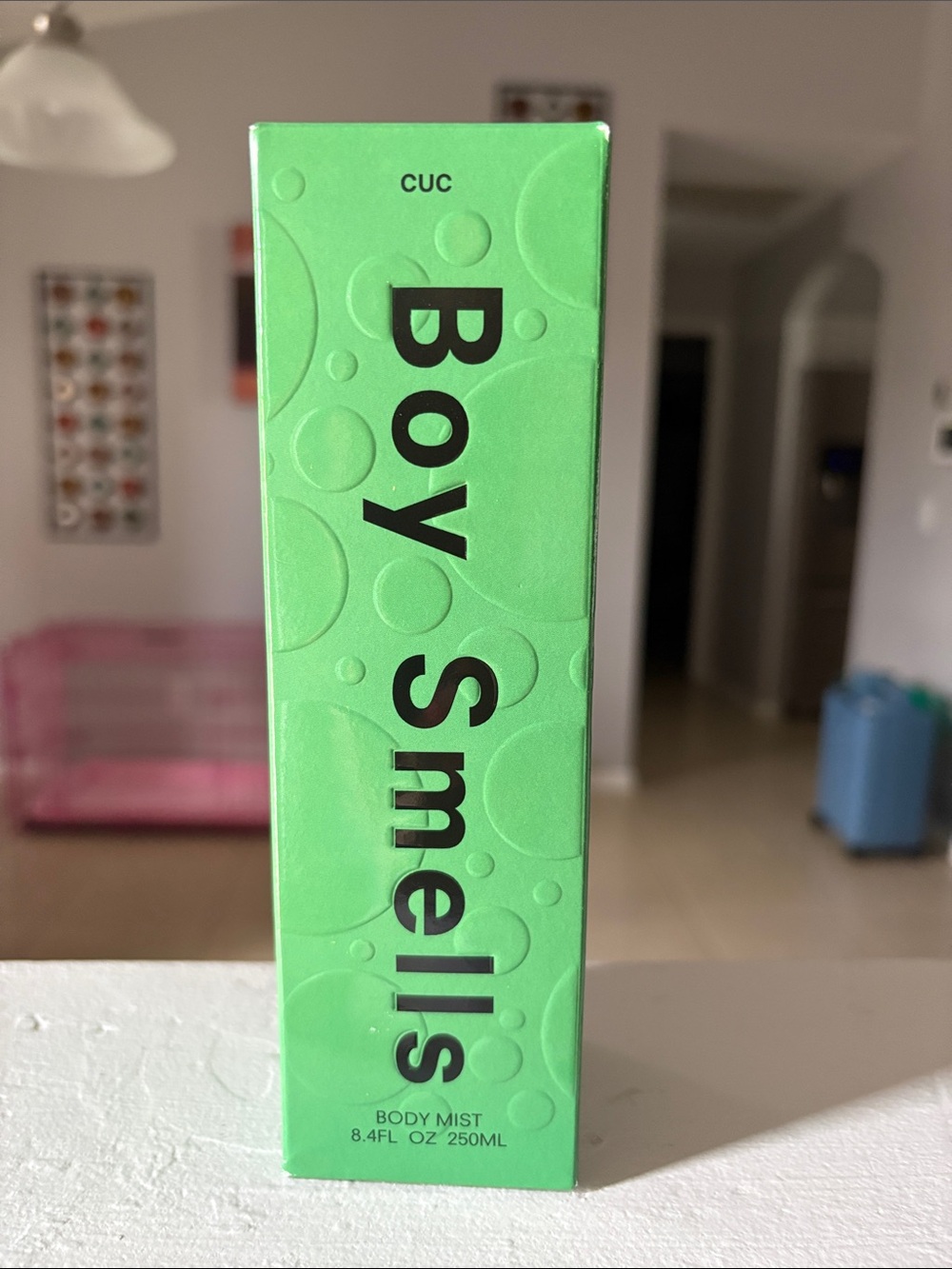 Boy Smells Green Body Mist - Fresh Cucumber & Green Apple Top Notes Scent